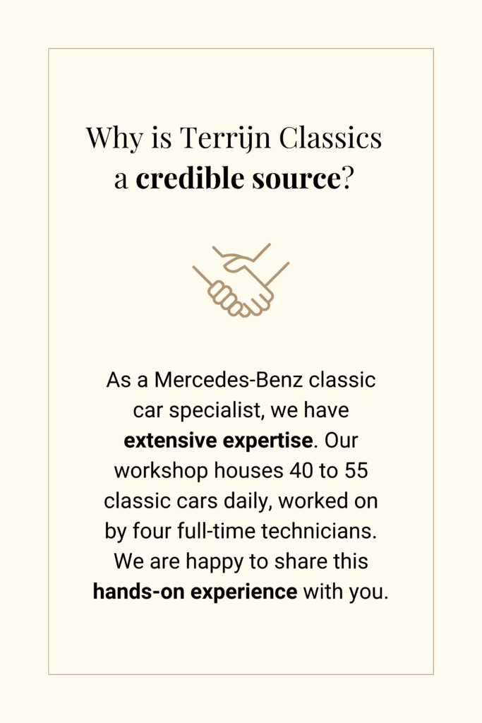 Terrijn Classics is a credible source of knowledge and expertise.