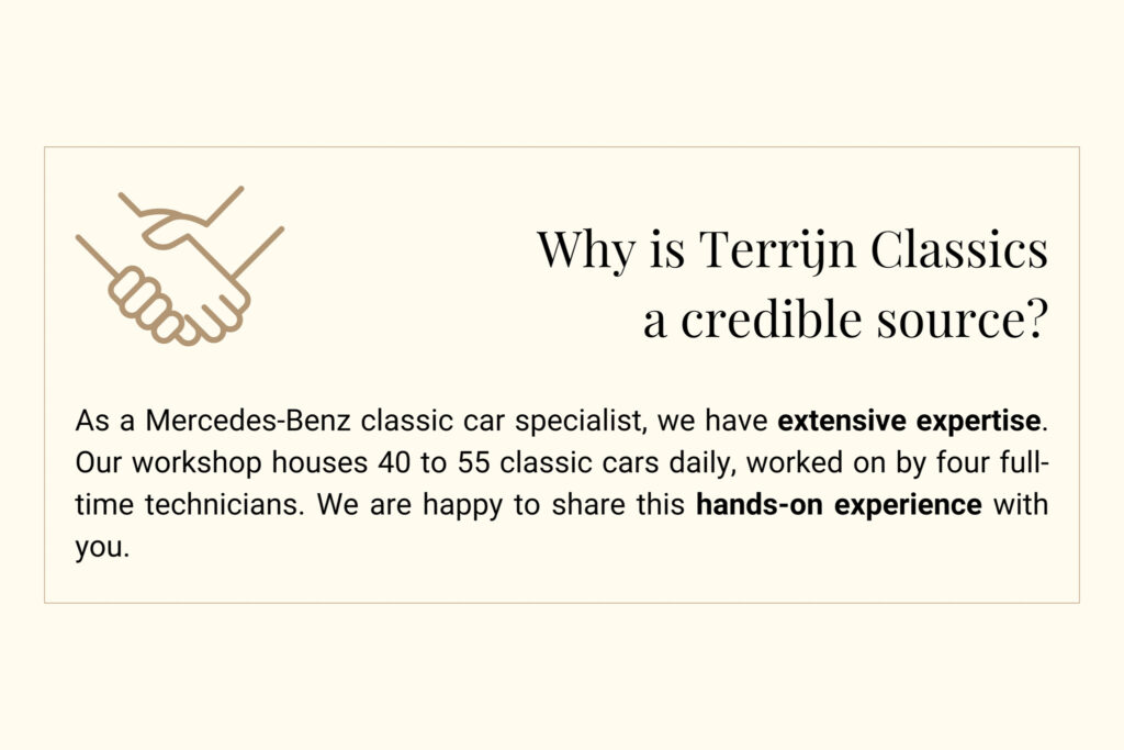 Terrijn Classics is a credible source of knowledge and expertise.